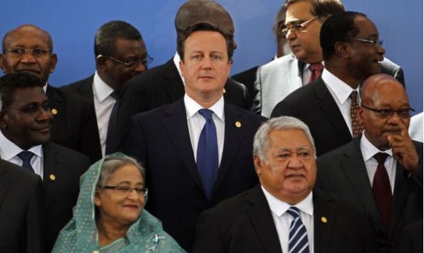 Foto con i presidenti africani